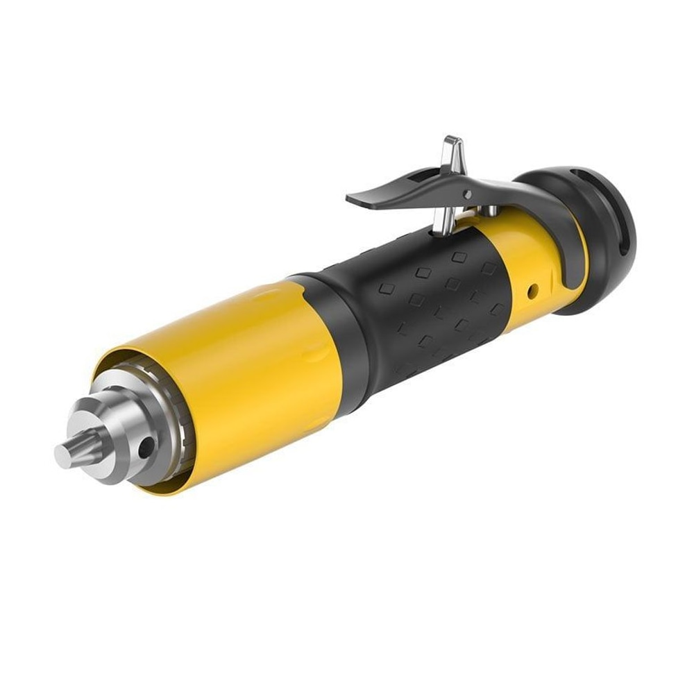 The same straight pneumatic drill in a 3D-style view, from a slightly