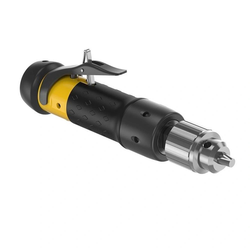 The same straight pneumatic drill, shown in the opposite diagonal