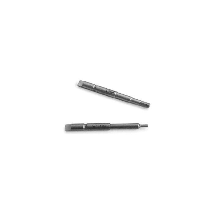 ביטים משושים מסוגים שונים למפרקי בדיקה Atlas Copco MicroTorque - Different hex bit types for Atlas Copco MicroTorque test joints