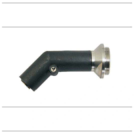 פליטה אחורית 45 מעלות במבט צד על רקע לבן - 45 Degree Rear exhaust in side view on a white background
