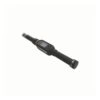 Black digital torque wrench, angled view of a single tool with a right-angle