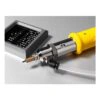 Yellow and black screwdriver head connected to a cable and small control
