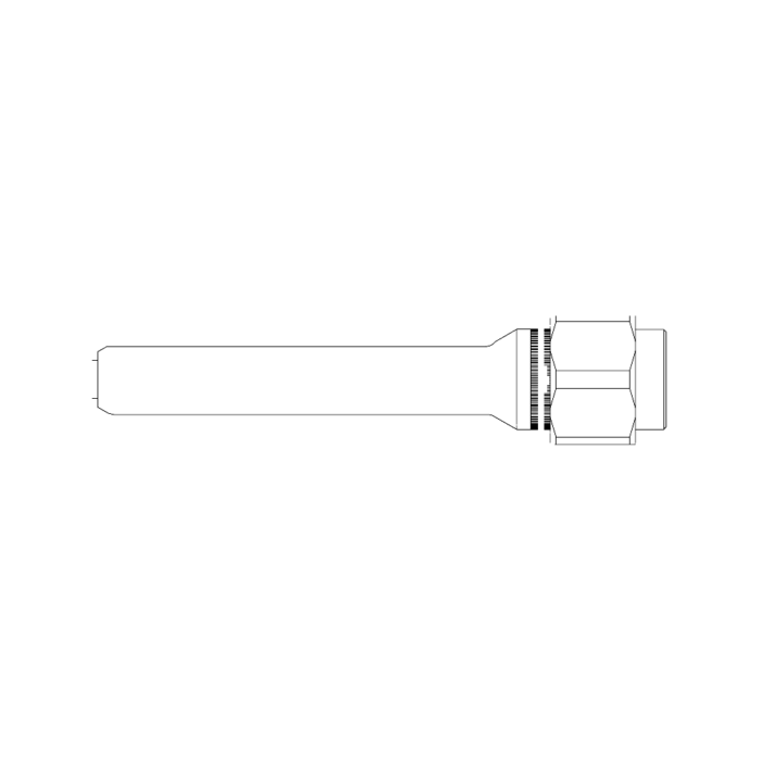 תצוגת מוצר נקייה של ראש סמרור Gage Bilt ASP-745B-48 על רקע לבן - Clean product view of Gage Bilt ASP-745B-48 nose assembly on a white background
