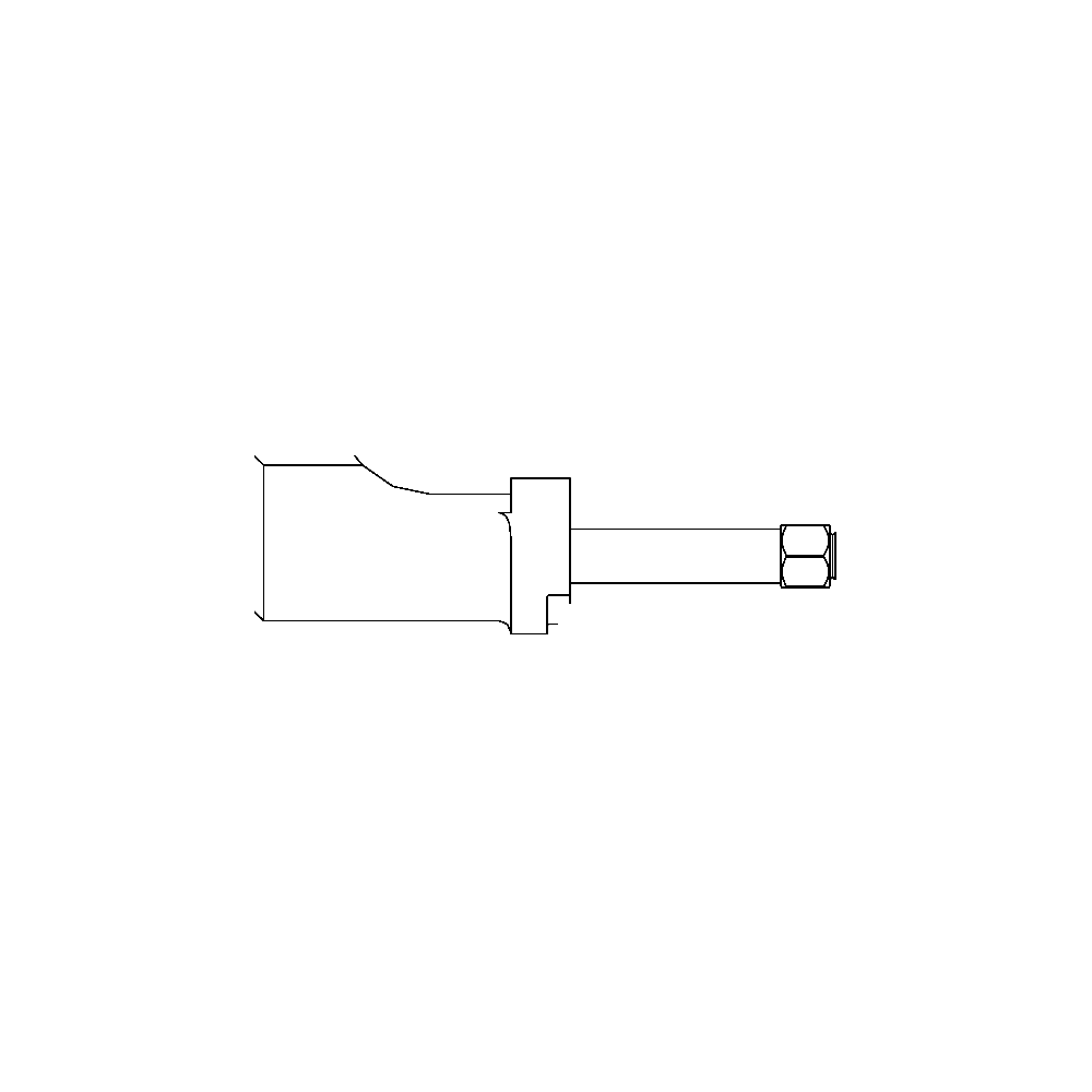 תצוגת מוצר נקייה של ראש סמרור Gage Bilt MBC-204C-27OS על רקע לבן - Clean product view of Gage Bilt MBC-204C-27OS nose assembly on a white background