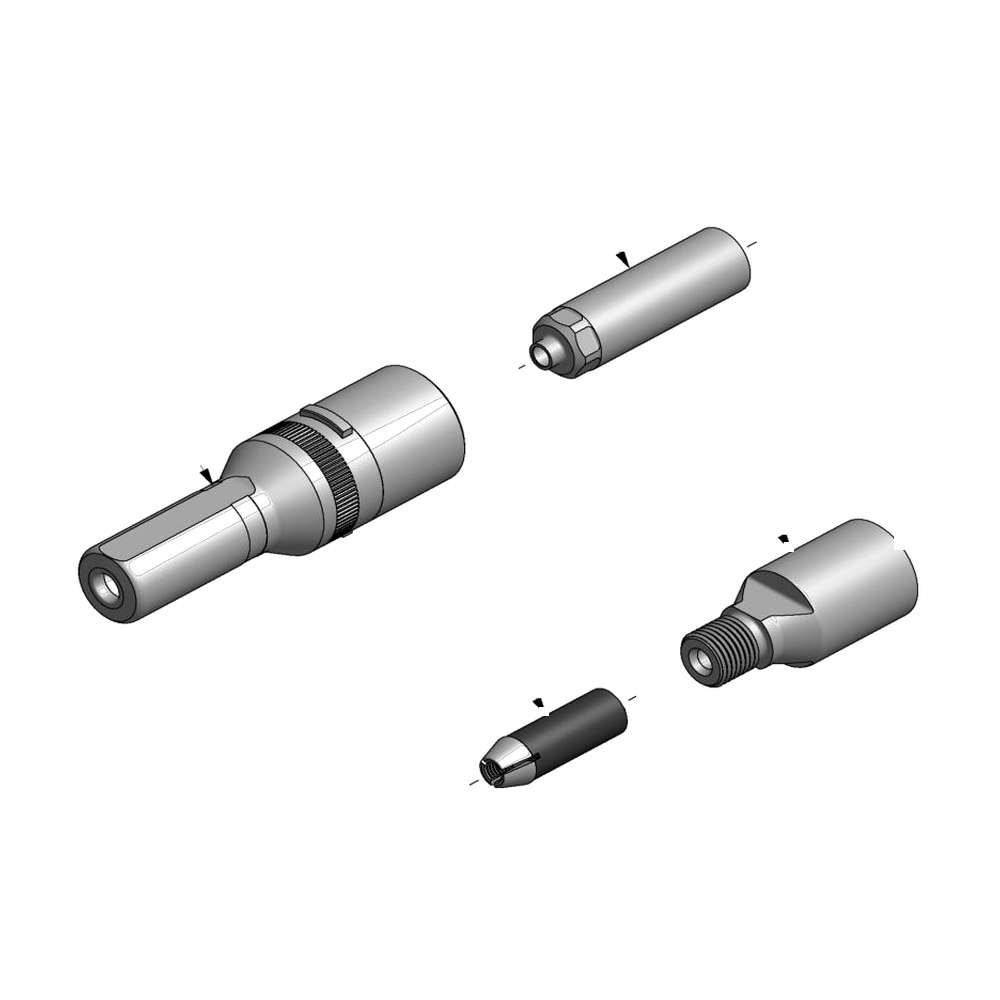 מבט מפורק מספר 2 על רכיבי ראש הסמרור Gage Bilt LGP06-2581-23 - Exploded component view 2 of Gage Bilt LGP06-2581-23 nose assembly