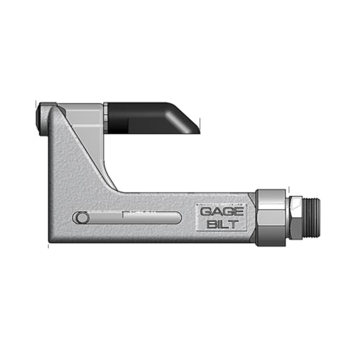 תצוגת מוצר נקייה של ראש סמרור Gage Bilt 3C-715A-40OS על רקע לבן - Clean product view of Gage Bilt 3C-715A-40OS nose assembly on a white background