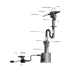 מבט נוסף על כלי סמרור למערכת מפוצלת Gage Bilt GB752SHVT - Additional view of the Gage Bilt GB752SHVT split-system rivet tool