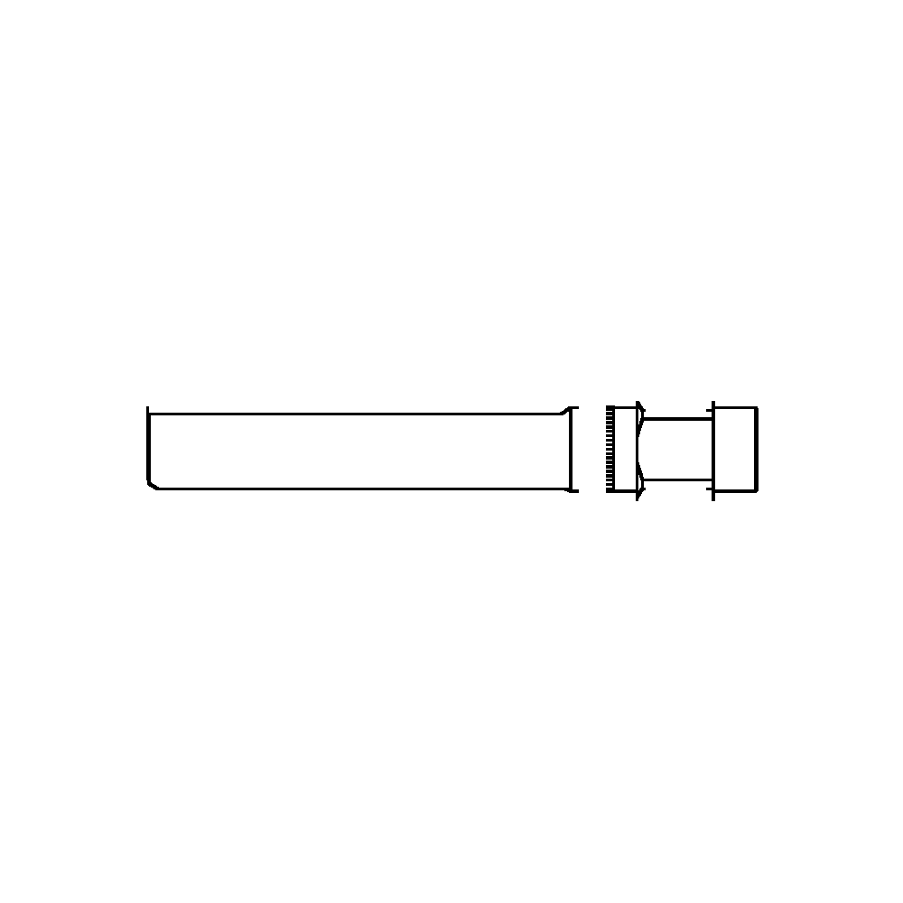 תצוגת מוצר נקייה של ראש סמרור Gage Bilt NAS-352A-45 על רקע לבן - Clean product view of Gage Bilt NAS-352A-45 nose assembly on a white background