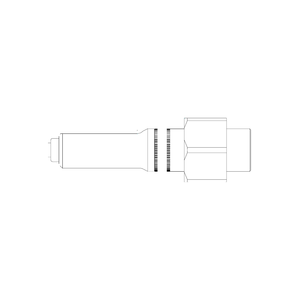 תצוגת מוצר נקייה של ראש סמרור Gage Bilt ASP-752B-20 על רקע לבן - Clean product view of Gage Bilt ASP-752B-20 nose assembly on a white background
