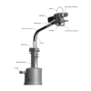מבט נוסף על כלי סמרור למערכת מפוצלת Gage Bilt GB713SR - Additional view of the Gage Bilt GB713SR split-system rivet tool