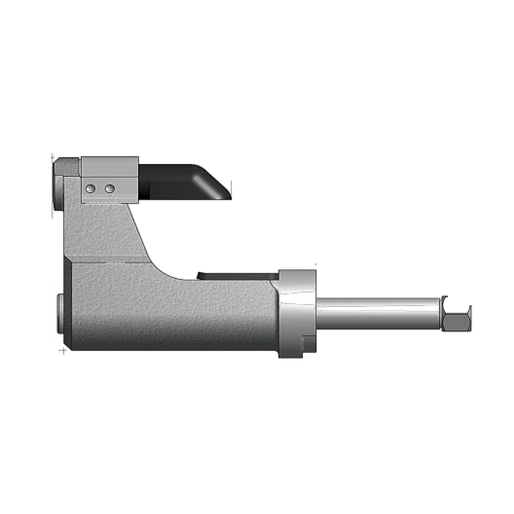 תצוגת מוצר נקייה של ראש סמרור Gage Bilt NAS06-204C-34OS על רקע לבן - Clean product view of Gage Bilt NAS06-204C-34OS nose assembly on a white background