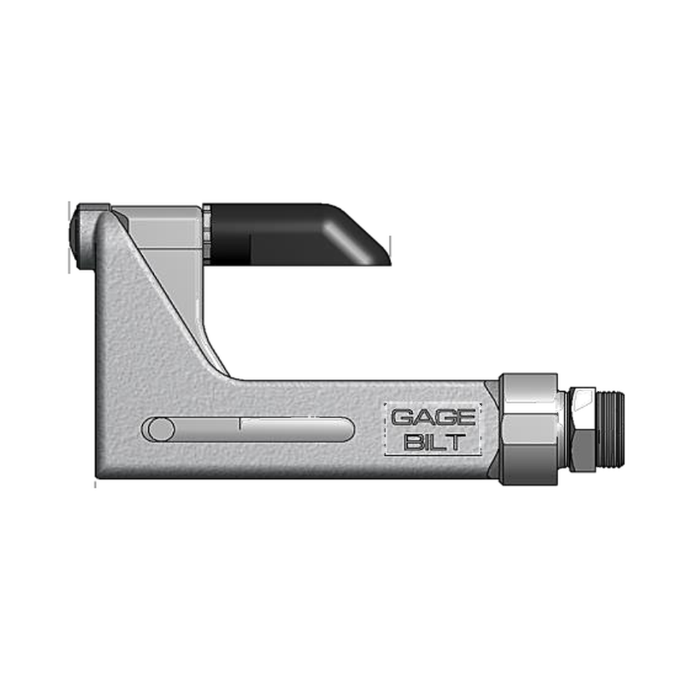תצוגת מוצר נקייה של ראש סמרור Gage Bilt 5A-715A-40OS על רקע לבן - Clean product view of Gage Bilt 5A-715A-40OS nose assembly on a white background