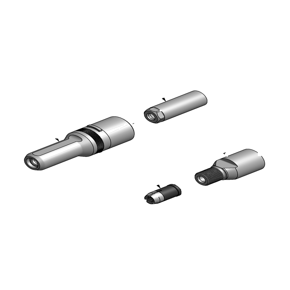 מבט מפורק מספר 2 על רכיבי ראש הסמרור Gage Bilt HT12-756-23 - Exploded component view 2 of Gage Bilt HT12-756-23 nose assembly