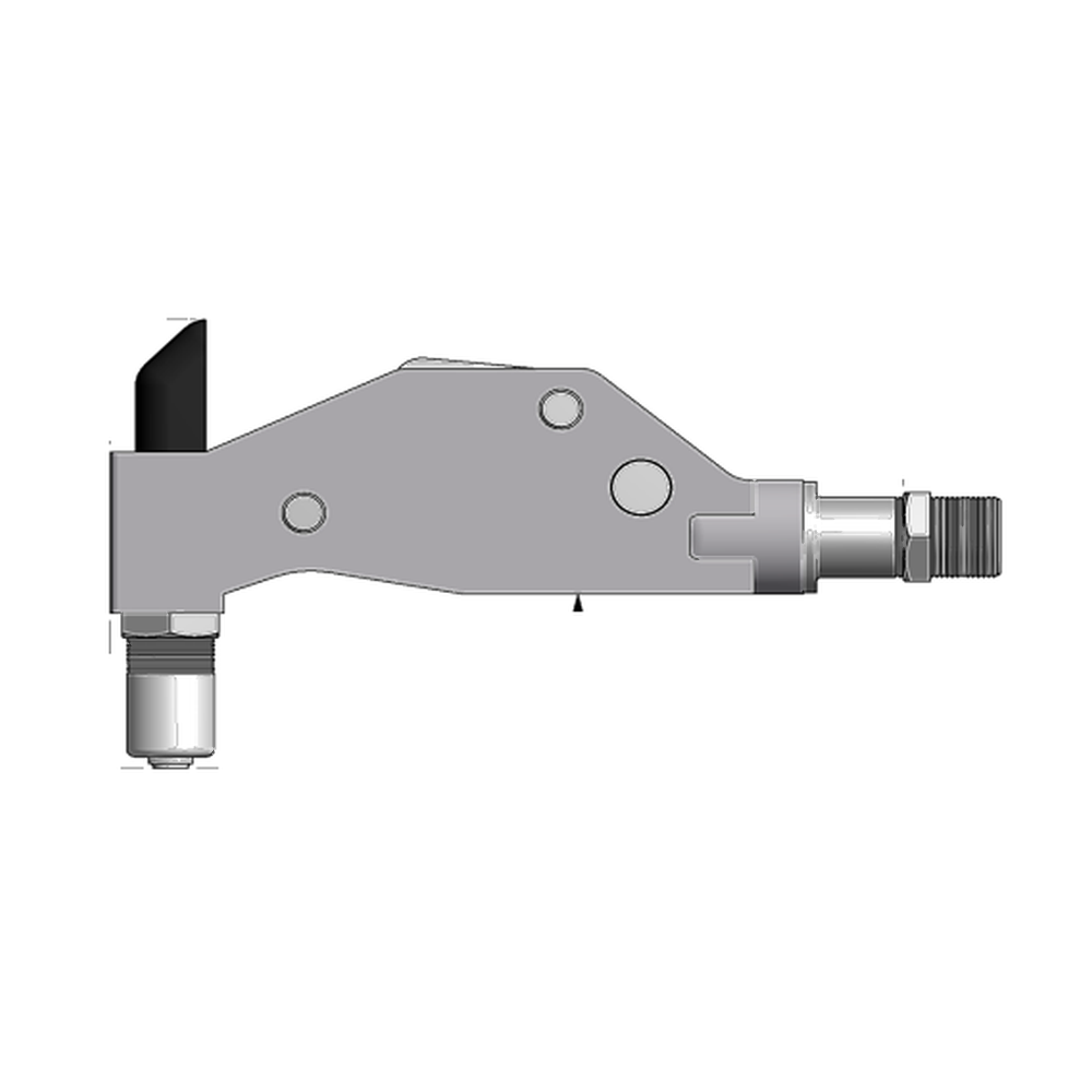 תצוגת מוצר נקייה של ראש סמרור Gage Bilt 456UBR-715B-54RA על רקע לבן - Clean product view of Gage Bilt 456UBR-715B-54RA nose assembly on a white background