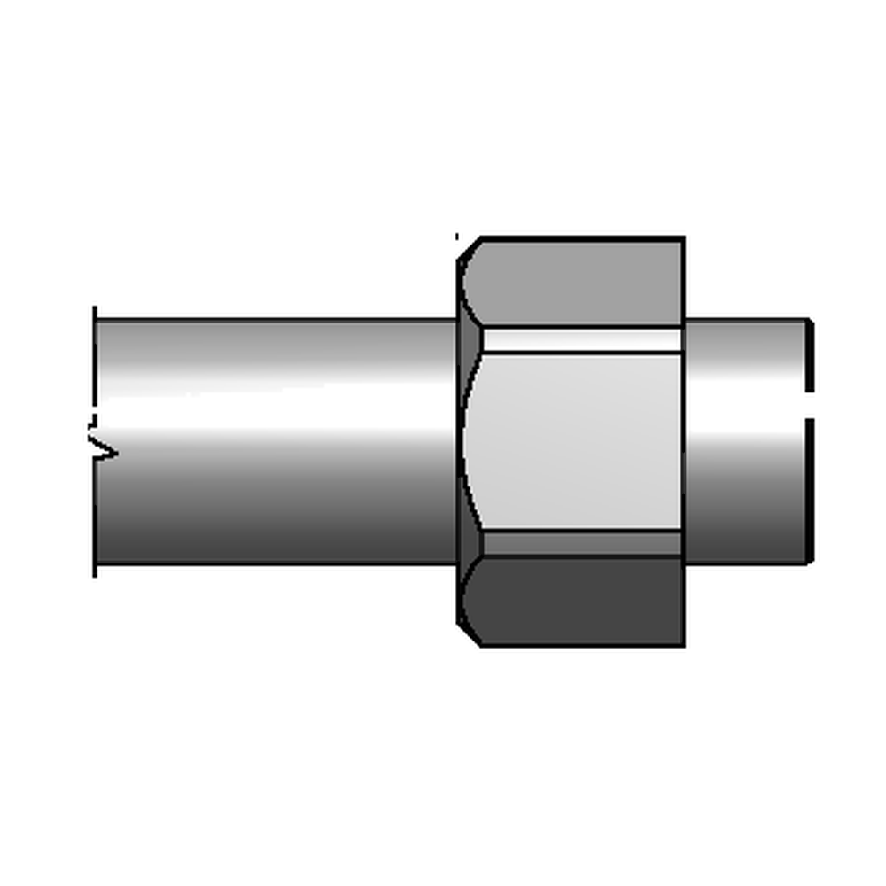 תצוגת מוצר נקייה של ראש סמרור Gage Bilt MSB08-735-60 על רקע לבן - Clean product view of Gage Bilt MSB08-735-60 nose assembly on a white background