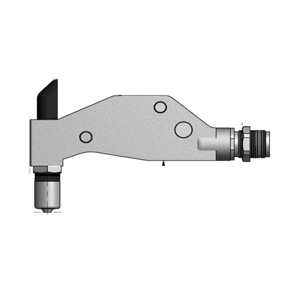 תצוגת מוצר נקייה של ראש סמרור Gage Bilt SB06-704-54RA על רקע לבן - Clean product view of Gage Bilt SB06-704-54RA nose assembly on a white background