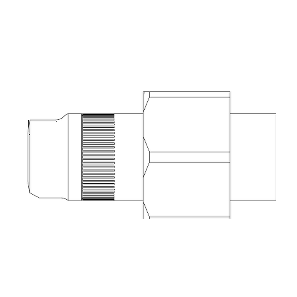 תצוגת מוצר נקייה של ראש סמרור Gage Bilt NAS-730B-10 על רקע לבן - Clean product view of Gage Bilt NAS-730B-10 nose assembly on a white background