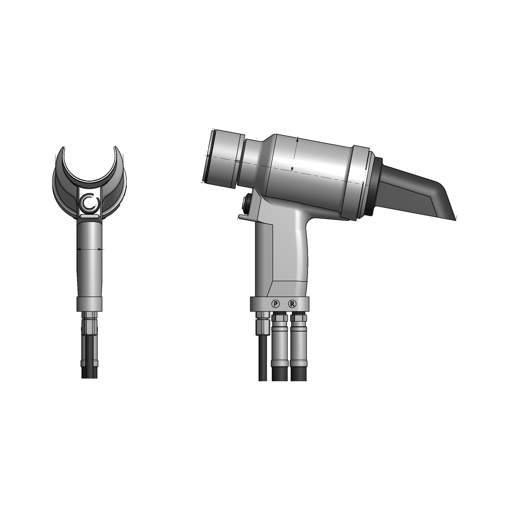 מבט נוסף על כלי סמרור הידראולי Gage Bilt GB2620PT - Additional view of the Gage Bilt GB2620PT hydraulic rivet tool
