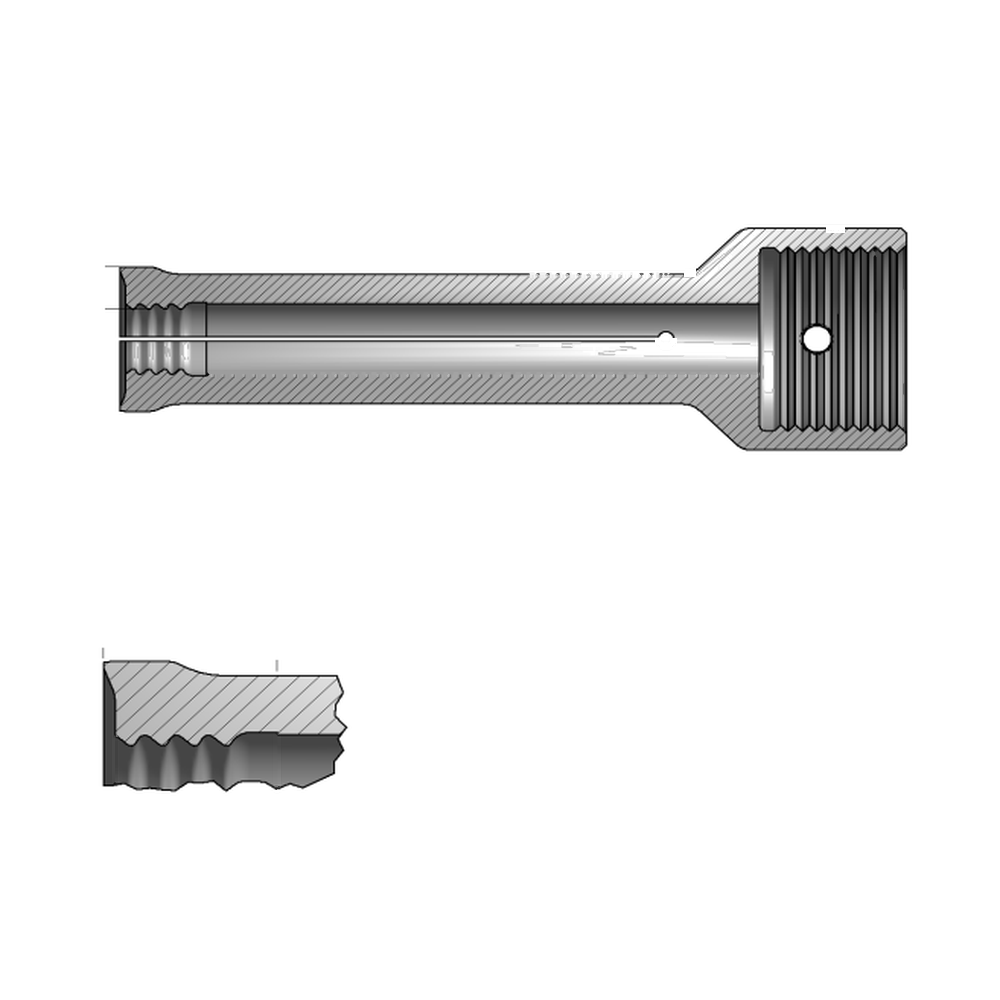 מבט מפורק מספר 2 על רכיבי ראש הסמרור Gage Bilt BOB20-3585-53 - Exploded component view 2 of Gage Bilt BOB20-3585-53 nose assembly
