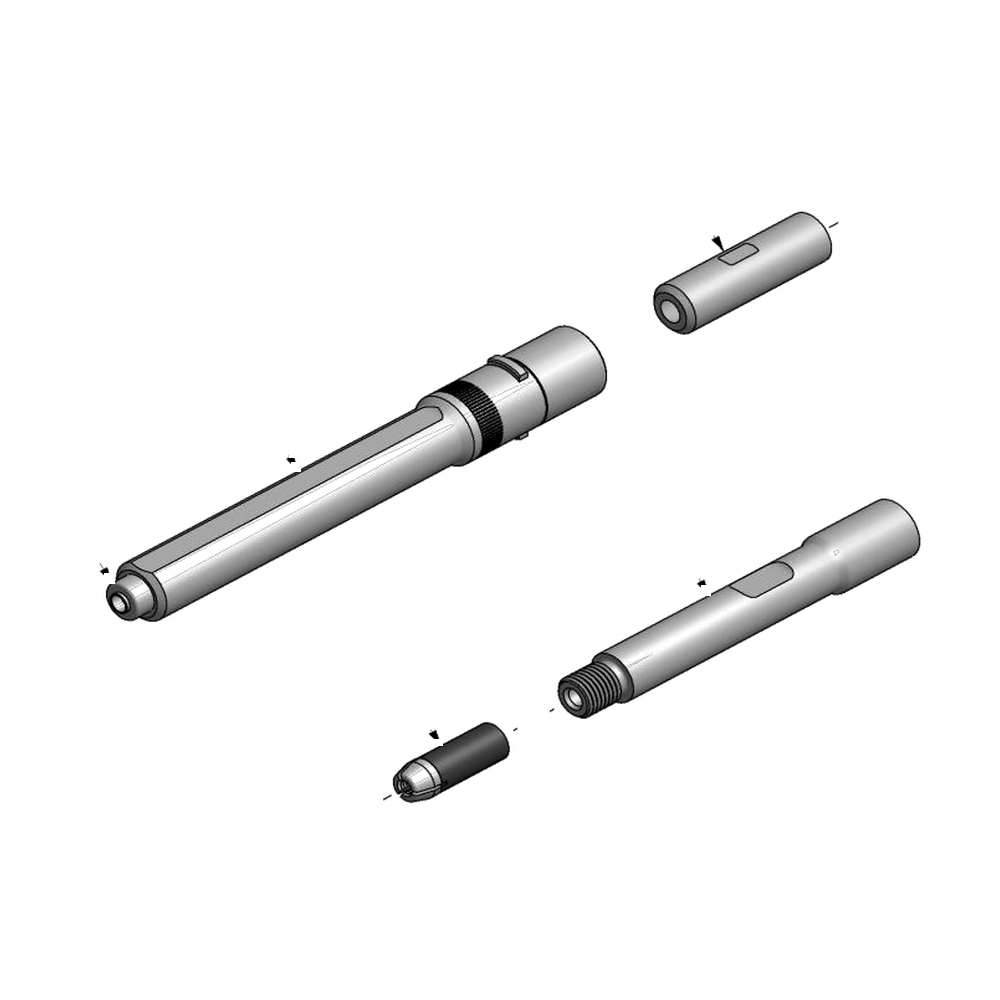 מבט מפורק מספר 2 על רכיבי ראש הסמרור Gage Bilt ASP08-752B-45 - Exploded component view 2 of Gage Bilt ASP08-752B-45 nose assembly