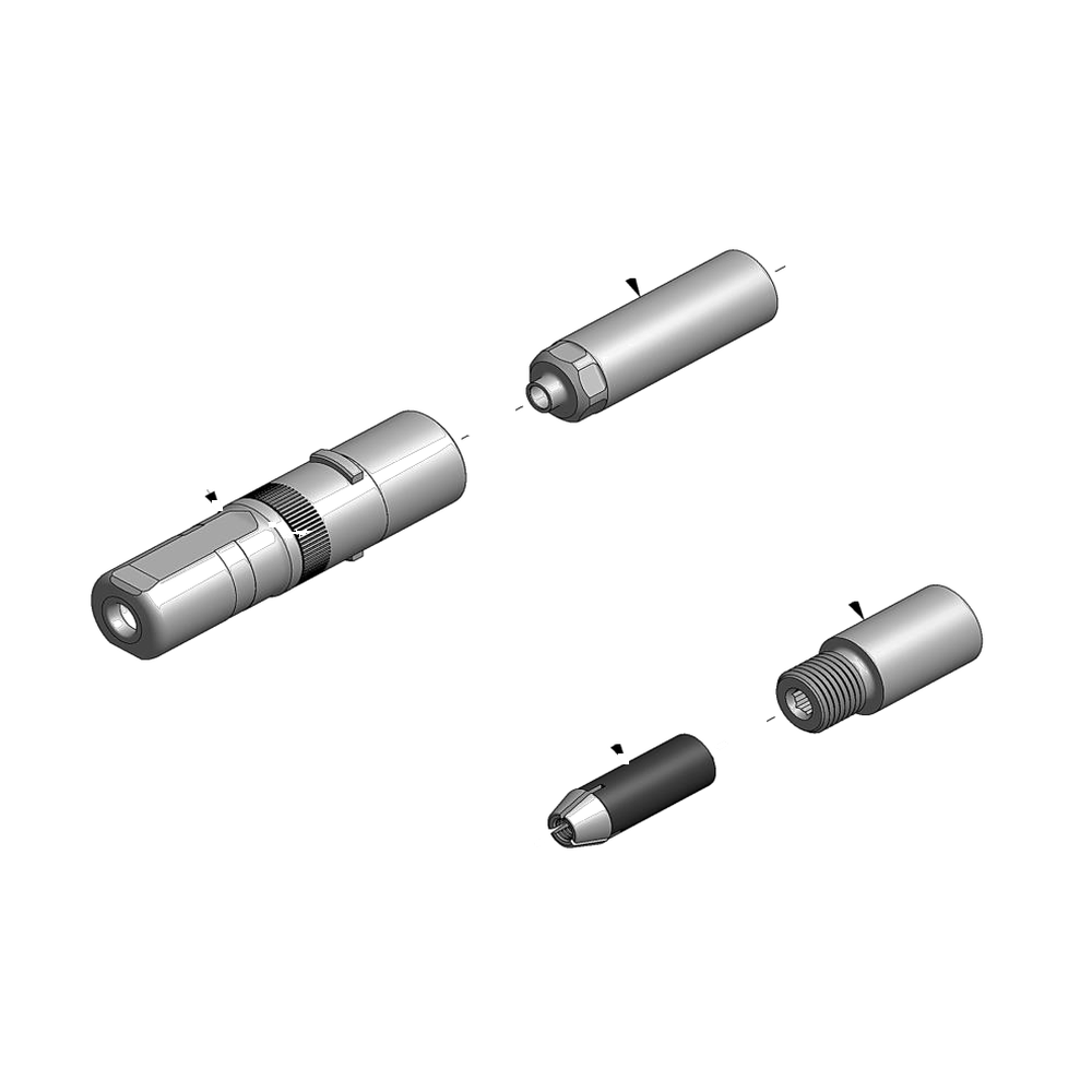 מבט מפורק מספר 2 על רכיבי ראש הסמרור Gage Bilt LGP06-2480-20CN - Exploded component view 2 of Gage Bilt LGP06-2480-20CN nose assembly