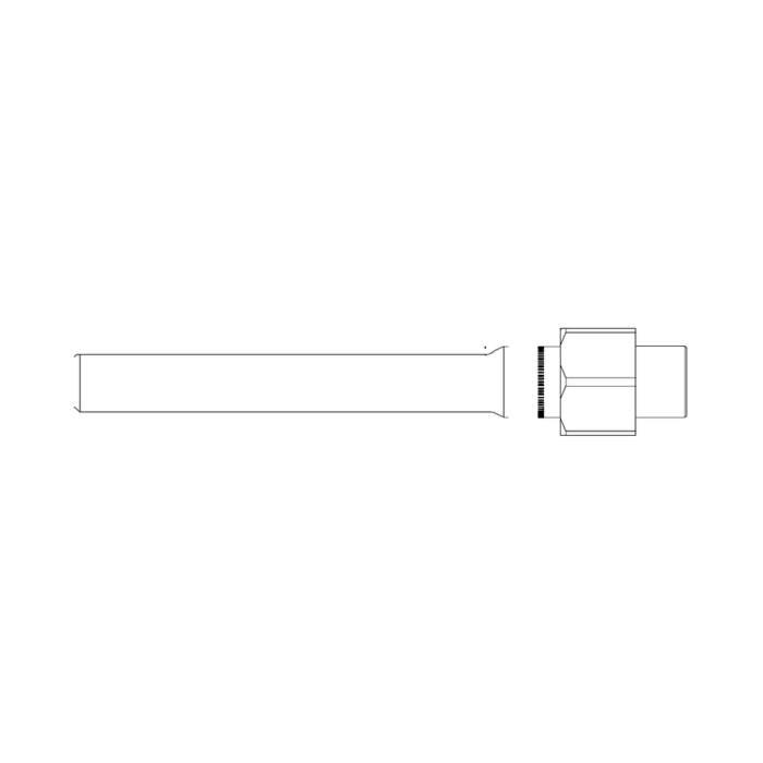 תצוגת מוצר נקייה של ראש סמרור Gage Bilt SB-752B-45 על רקע לבן - Clean product view of Gage Bilt SB-752B-45 nose assembly on a white background