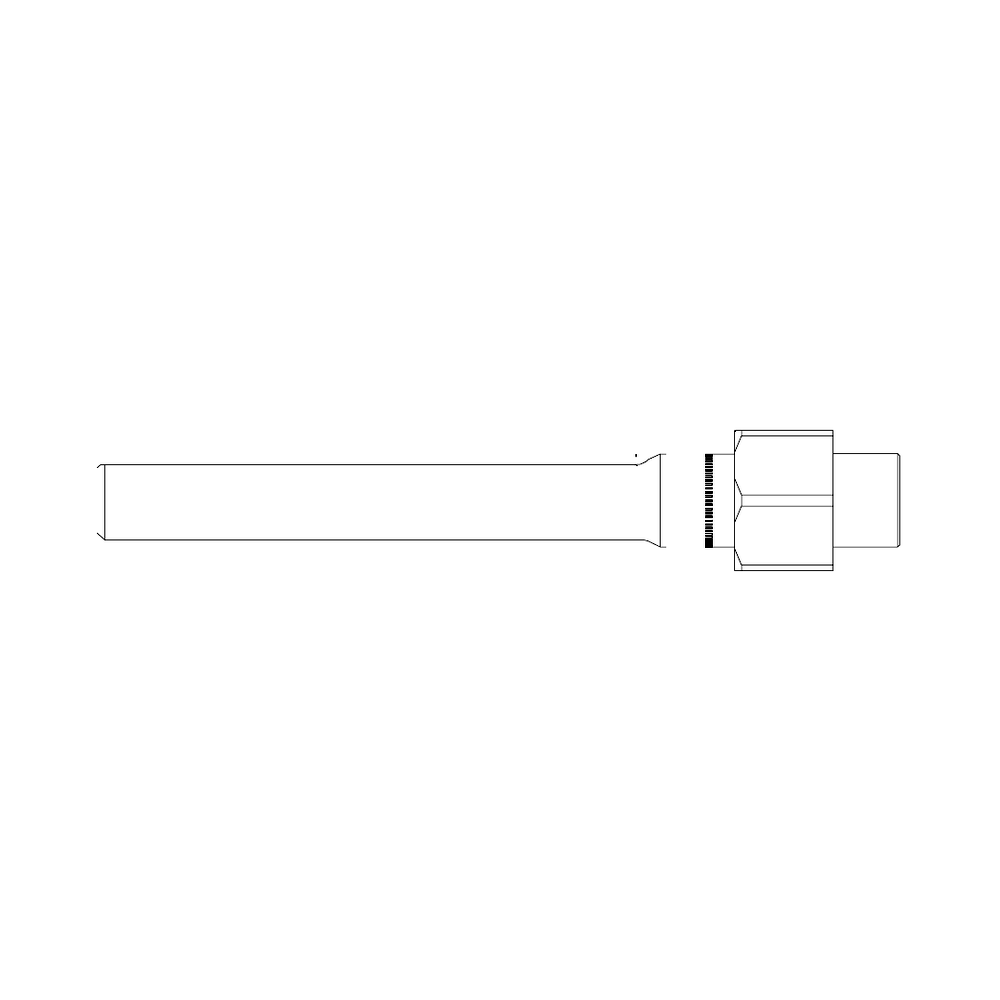 תצוגת מוצר נקייה של ראש סמרור Gage Bilt SB-752B-45 על רקע לבן - Clean product view of Gage Bilt SB-752B-45 nose assembly on a white background