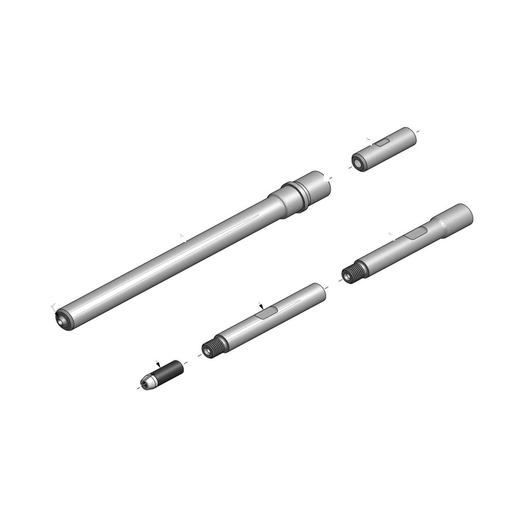 מבט מפורק מספר 2 על רכיבי ראש הסמרור Gage Bilt SB06-752B-80 - Exploded component view 2 of Gage Bilt SB06-752B-80 nose assembly
