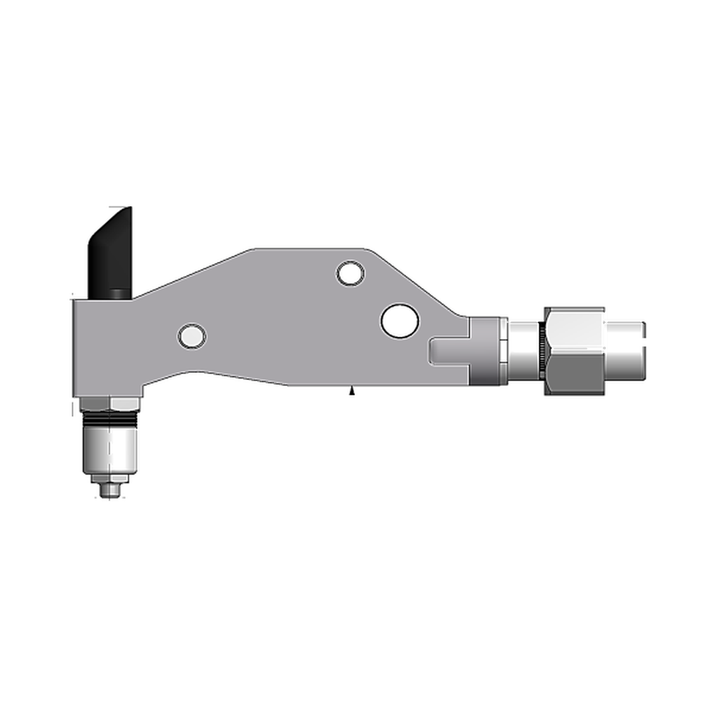 תצוגת מוצר נקייה של ראש סמרור Gage Bilt 45N-751B-54RA על רקע לבן - Clean product view of Gage Bilt 45N-751B-54RA nose assembly on a white background
