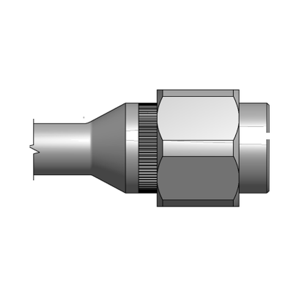 תצוגת מוצר נקייה של ראש סמרור Gage Bilt SMLS-745C-48 על רקע לבן - Clean product view of Gage Bilt SMLS-745C-48 nose assembly on a white background