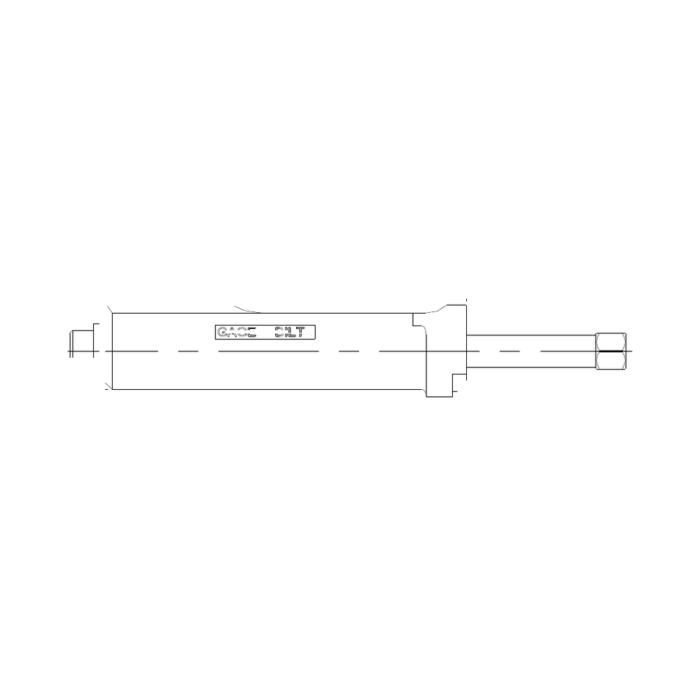 תצוגת מוצר נקייה של ראש סמרור Gage Bilt LGP-204A-48 על רקע לבן - Clean product view of Gage Bilt LGP-204A-48 nose assembly on a white background