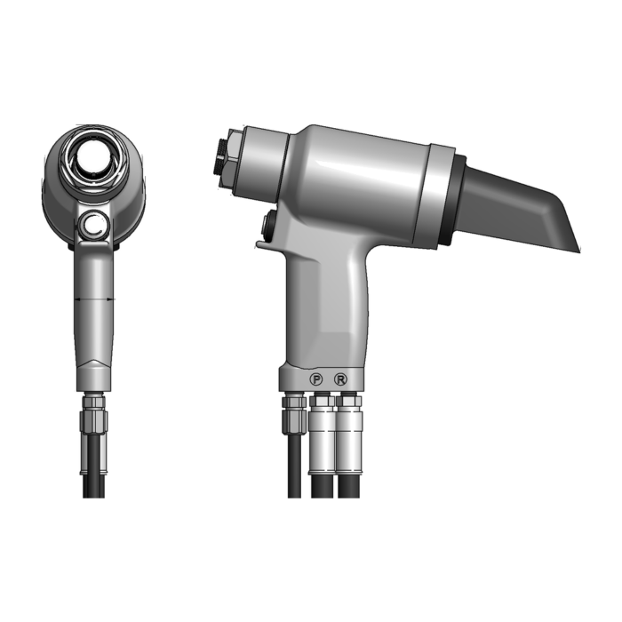 כלי סמרור הידראולי Gage Bilt GB2600 במבט מוצר על רקע לבן - Gage Bilt GB2600 hydraulic rivet tool product view on a white background