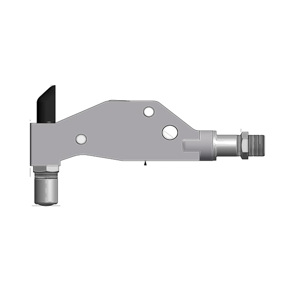תצוגת מוצר נקייה של ראש סמרור Gage Bilt 4A-715A-54RA על רקע לבן - Clean product view of Gage Bilt 4A-715A-54RA nose assembly on a white background