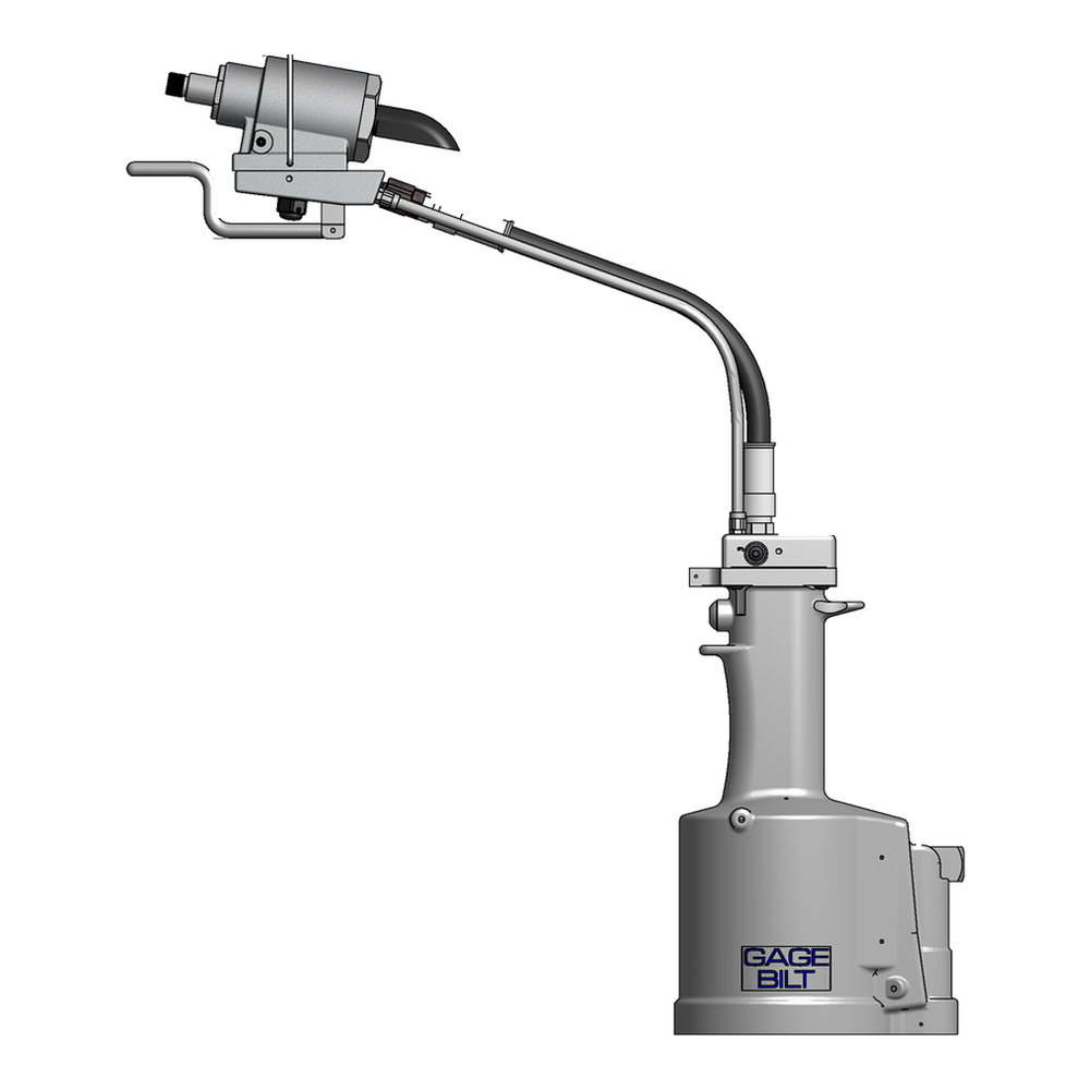 מבט נוסף על כלי סמרור פנאומטי-הידראולי Gage Bilt GB744 - Additional view of the Gage Bilt GB744 pneudraulic rivet tool