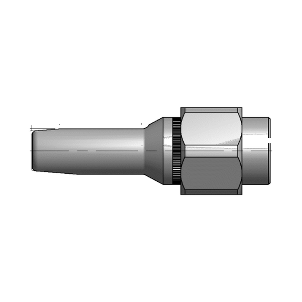 תצוגת מוצר נקייה של ראש סמרור Gage Bilt NAS08-2581-23CN על רקע לבן - Clean product view of Gage Bilt NAS08-2581-23CN nose assembly on a white background