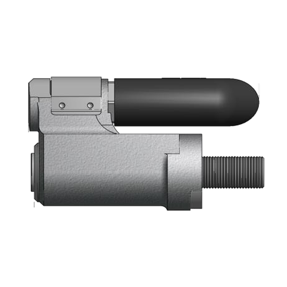 תצוגת מוצר נקייה של ראש סמרור Gage Bilt NAS12-208A-31 על רקע לבן - Clean product view of Gage Bilt NAS12-208A-31 nose assembly on a white background