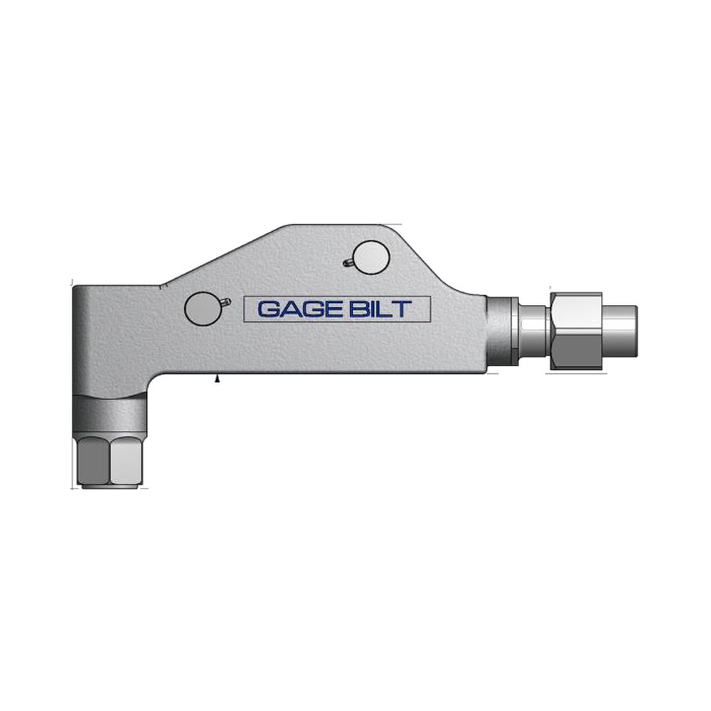 תצוגת מוצר נקייה של ראש סמרור Gage Bilt MG06-713A-58RA על רקע לבן - Clean product view of Gage Bilt MG06-713A-58RA nose assembly on a white background