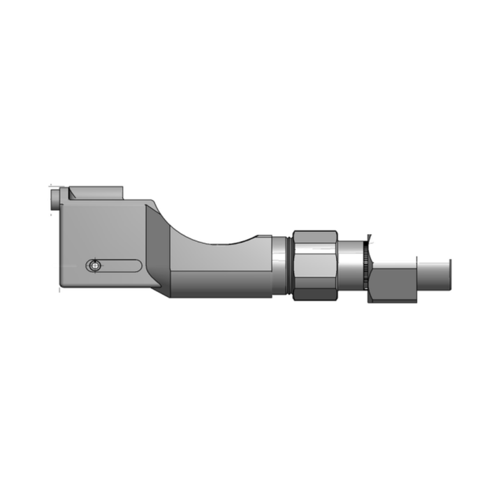 תצוגת מוצר נקייה של ראש סמרור Gage Bilt 456MAX-731-43OS על רקע לבן - Clean product view of Gage Bilt 456MAX-731-43OS nose assembly on a white background
