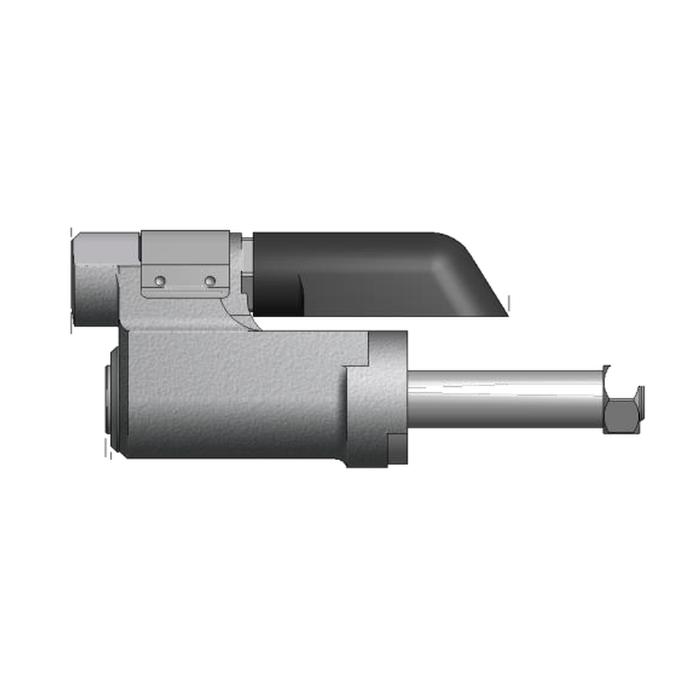 תצוגת מוצר נקייה של ראש סמרור Gage Bilt LGP12-205-34 על רקע לבן - Clean product view of Gage Bilt LGP12-205-34 nose assembly on a white background