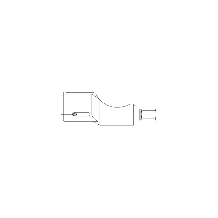 תצוגת מוצר נקייה של ראש סמרור Gage Bilt 456MAX-763-43 על רקע לבן - Clean product view of Gage Bilt 456MAX-763-43 nose assembly on a white background