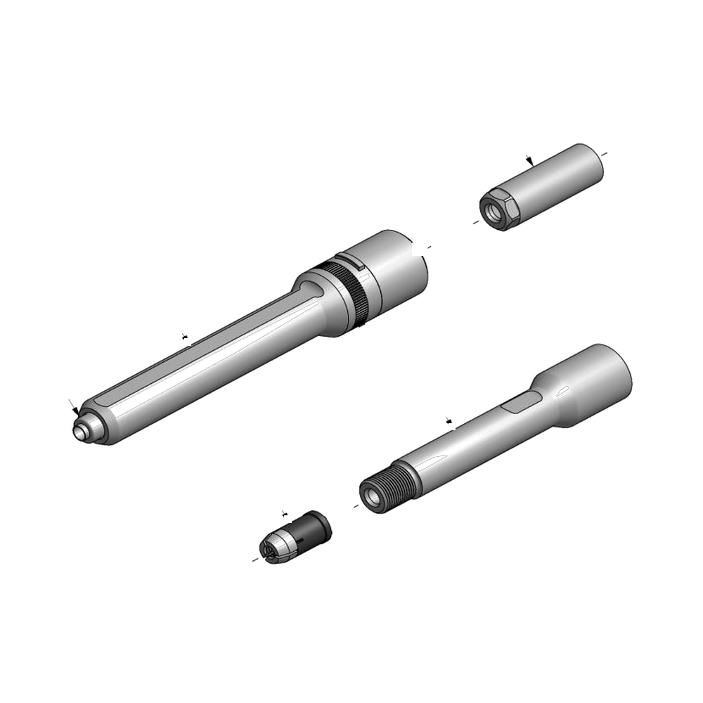 מבט מפורק מספר 2 על רכיבי ראש הסמרור Gage Bilt ASP10-755-48 - Exploded component view 2 of Gage Bilt ASP10-755-48 nose assembly