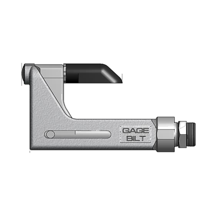 תצוגת מוצר נקייה של ראש סמרור Gage Bilt 3A-715A-40OS על רקע לבן - Clean product view of Gage Bilt 3A-715A-40OS nose assembly on a white background