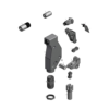 מבט מפורק מספר 2 על רכיבי ראש הסמרור Gage Bilt UBR04-704-54RA - Exploded component view 2 of Gage Bilt UBR04-704-54RA nose assembly