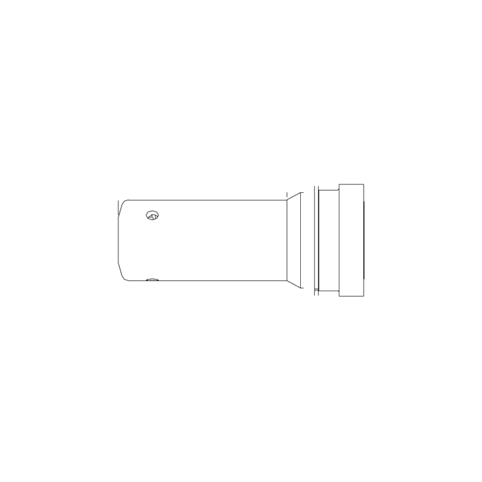 תצוגת מוצר נקייה של ראש סמרור Gage Bilt 16-7624-40 על רקע לבן - Clean product view of Gage Bilt 16-7624-40 nose assembly on a white background