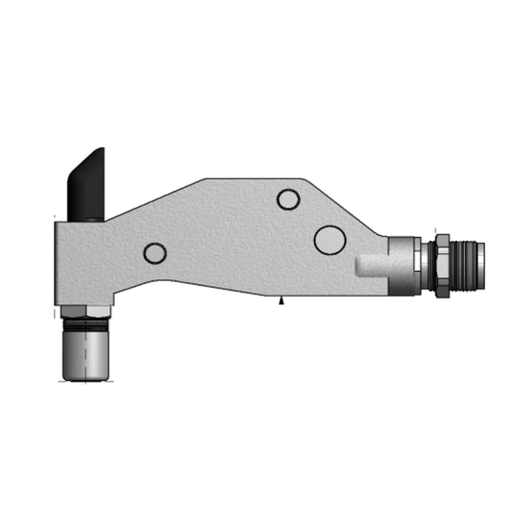 תצוגת מוצר נקייה של ראש סמרור Gage Bilt UBR05-704-54RA על רקע לבן - Clean product view of Gage Bilt UBR05-704-54RA nose assembly on a white background