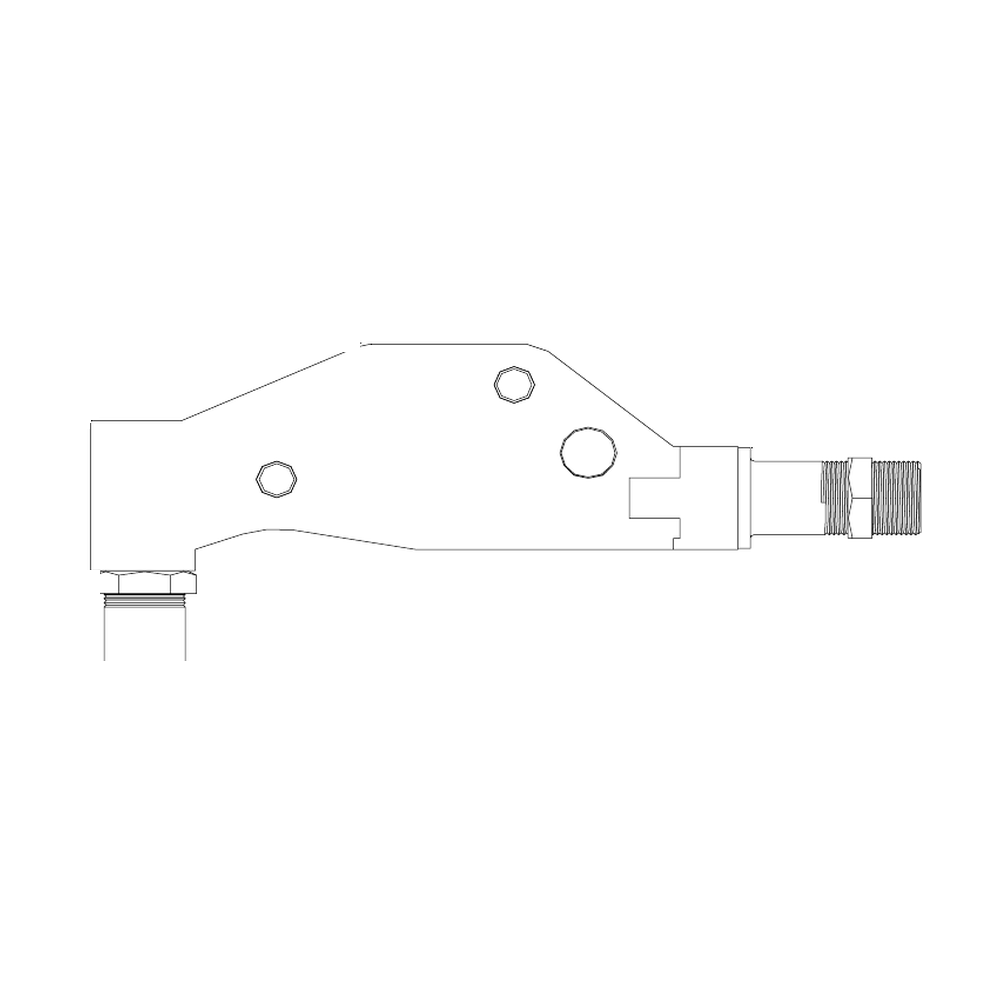 תצוגת מוצר נקייה של ראש סמרור Gage Bilt 456UBR-715A-54RA על רקע לבן - Clean product view of Gage Bilt 456UBR-715A-54RA nose assembly on a white background