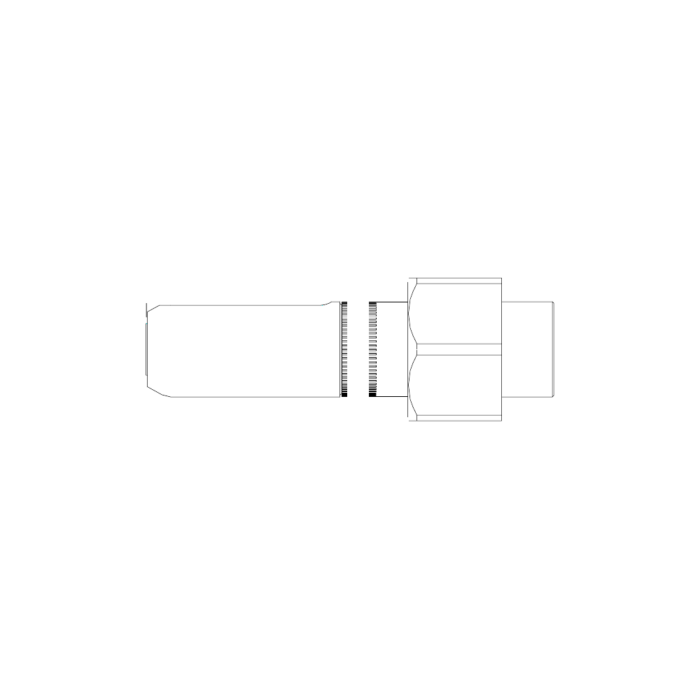 תצוגת מוצר נקייה של ראש סמרור Gage Bilt UAB8-722-20 על רקע לבן - Clean product view of Gage Bilt UAB8-722-20 nose assembly on a white background