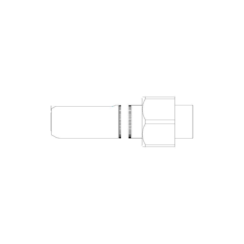 תצוגת מוצר נקייה של ראש סמרור Gage Bilt UAB8-722-20 על רקע לבן - Clean product view of Gage Bilt UAB8-722-20 nose assembly on a white background