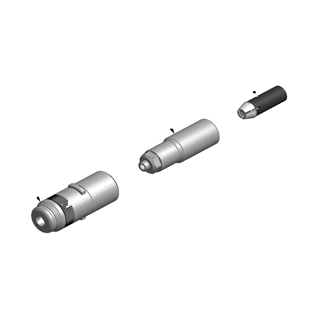 מבט מפורק מספר 2 על רכיבי ראש הסמרור Gage Bilt LGP05-2480-10 - Exploded component view 2 of Gage Bilt LGP05-2480-10 nose assembly