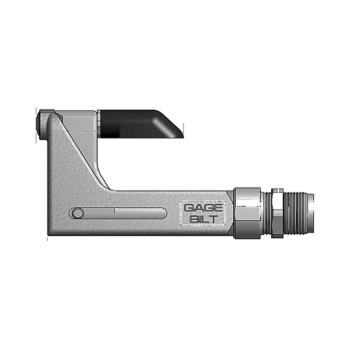 תצוגת מוצר נקייה של ראש סמרור Gage Bilt 3C-704A-40OS על רקע לבן - Clean product view of Gage Bilt 3C-704A-40OS nose assembly on a white background